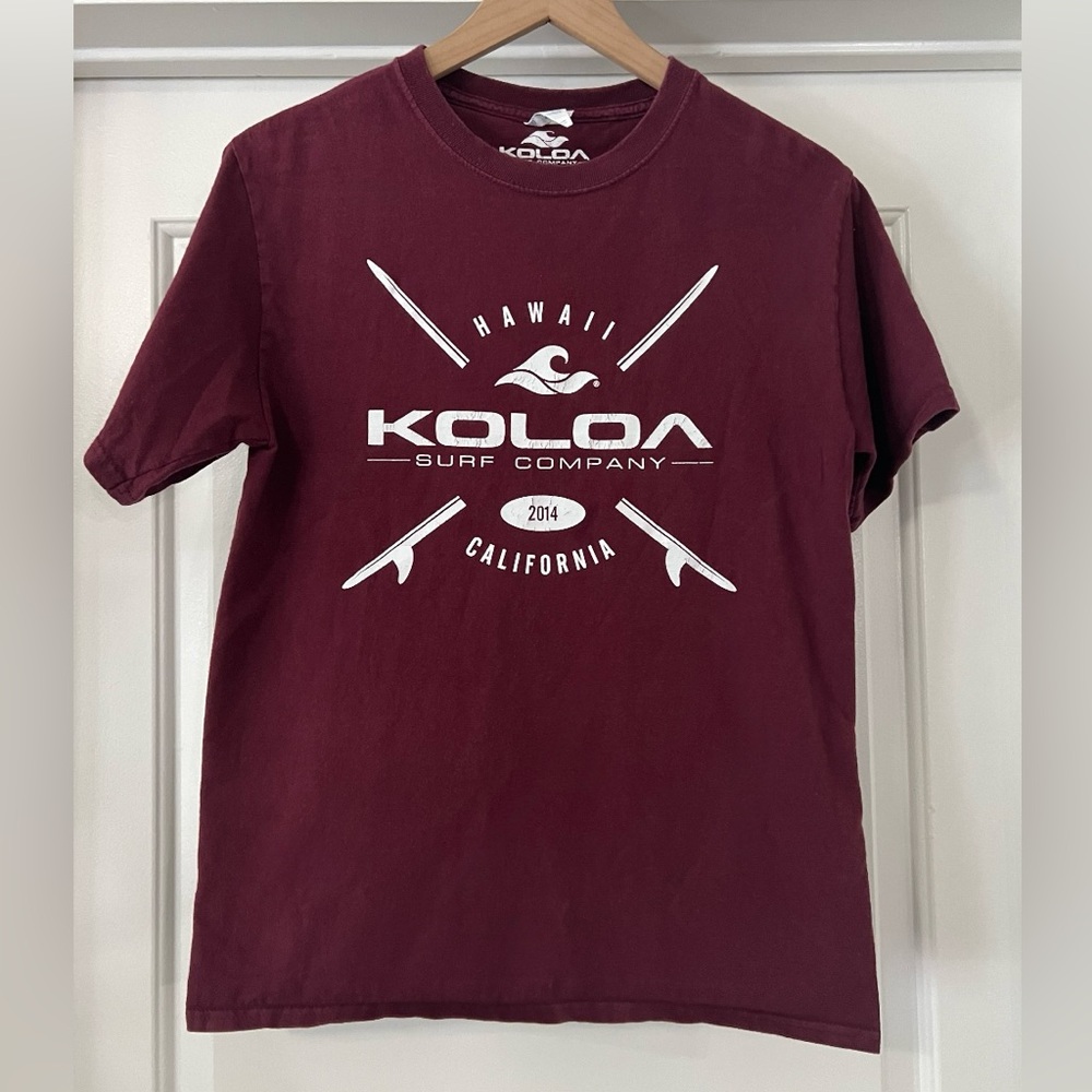 Koloa Surf Company Maroon T-Shirt